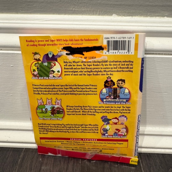 PBS Kids Jack and the Beanstalk & Other Stories DVD- no Case - Picture 2 of 5